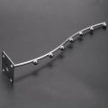 Multi functional Wall Mount Iron Rod With 7 Balls In Chrome, Space Saver Hanger For Clothes, Home And Wardrobe Accessories. 