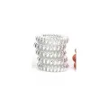 Rubber Telephone Wire Hair Ties Spiral Slinky Hair Head Elastic Multicolor Bands. 