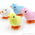 Pack of 1 Funny Walking Chicken Chick Toy - Yellow, Blue, White & Pink-. 