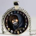 Accessory For Hot Creepypasta Creepy Pasta Ticci Toby Necklace Glass Bronze Pendant Chain Jeff The Killer Hz1. 