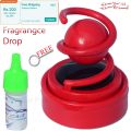 New Car Air Freshener- Solar Automatic Rotating Spiral Ring Suspension - Dancing Spiral Ball Ring – Car Perfume (Red). 