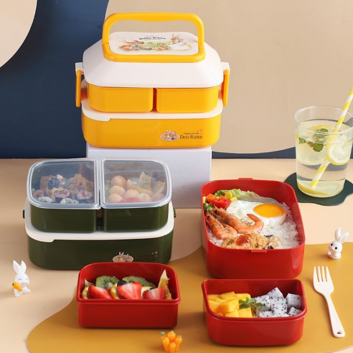 Portable%20Double%20Layer%20Lunch%20Box%20For%20Kids%20Lunch%20Box%20Picnic%20Bento%20Box%20Microwave%20Food%20Box%20With%20Compartment%20Storage%20Food%20Container%20-%20Image%202