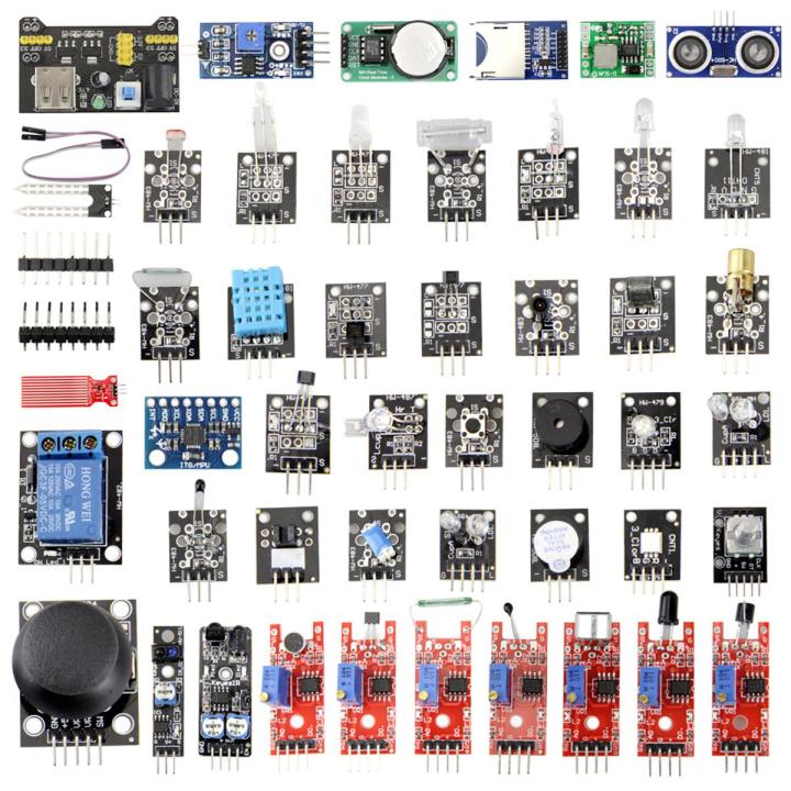 22-in-1 starter kit sensor module with tutorial for... 45 in 1 Sensors Modules Starter Kit for arduino | Daraz.pk