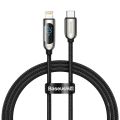 Baseus Display Fast Charging Data Cable Type-C to IP 20W 1m Black. 