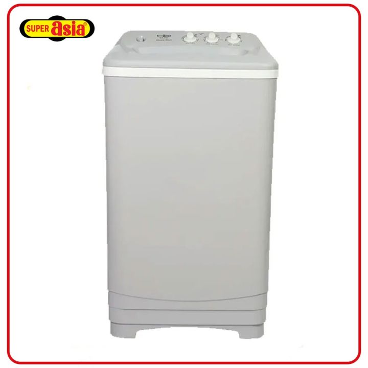 Super Asia Washing Machine (SA-240) Shower Wash Double Body 10 Kg Shock & rust proof double plastic body Shower wash technology Brand Warranty