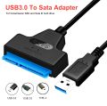USB 3.0 to SATA 2.5" inch SSD / HDD Cable Converter / Hard Disk Adapter / Driver Free / Direct Plug and Play / Upto 5 Gbps Fast Data Transfer Speed / Mobile OTG / Laptop / PC. 