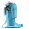 Water Bottle Carrier Bag with Phone Pocket for Stanley 40oz Tumbler with Handle Neoprene Water Bottle Holder Pouch. 