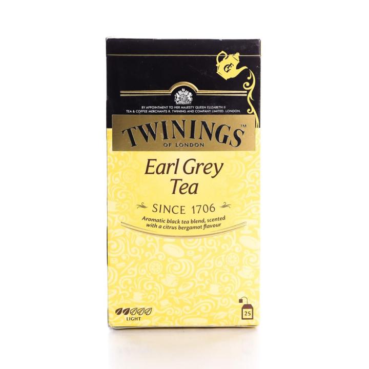 TWININGS EARL GREY TEA – 25 TEA BAGS