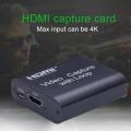 4K Graphics Capture Card HDMI To USB 3.0 Video Recorder Box For Video Recording. 