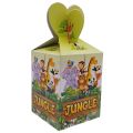 Jungle Party Goody Box - 7 x 4 Inch - Gift Box - Jungle Party Theme - Green - Unisex - Pack Of 10. 