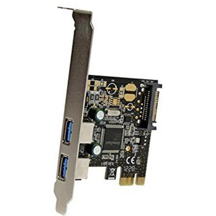 StarTech 2 Port PCI Express SuperSpeed USB 3.0 Card Adapter Model PEXUSB3S2 USB 3.0 Dual Expansion Card PCI Express Interface ( Branded Used )