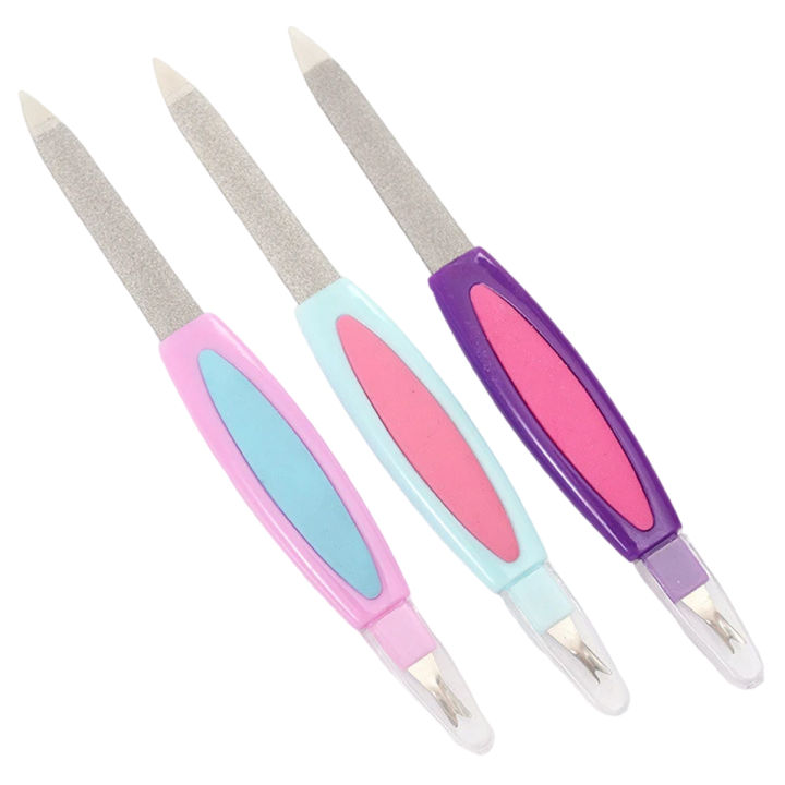 Nail Filer & Cuticle Cutter(Trimmer) For Women,Multifunctional Nail Files, Professional Manicure