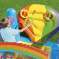 Bestway Jumping Balloon Bouncer Gym Kids Inflatable Play Tube For Kids Jump O Lene Play Kids Jumping Castle Gym Inflatable Trampoline Play Bouncer With Your Friends & Family Perfect Gift For Your Baby Boy and Daughter 52269. 