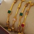new zarcon  bangles 4 pes complete set  famouse design 1218. 