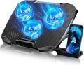 F2 PLUS COOLCOLD GAMING COOLER 3 BIG FANS COOLING PAD. 