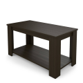 CT-011 - Sheesham Wood Dark Brown Polish Simple Design Center Coffee Table Living Room Furniture. 