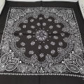 SAKURA 68*68cm 100% Cotton Black Red Hip-Hop Paisley Bandanas Scarf Punk Skull Bandana Headband Wrap Scarf For Men/Women. 