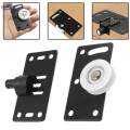 Heavy Duty Sliding Door Roller Track Panel Set Door Runner Replace Part. 