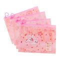 Kawaii Rabbit Heart Transparent School Pencil Case For Girls Office Student Pencil-Cases Storage Bag Box Stationery Supplies. 
