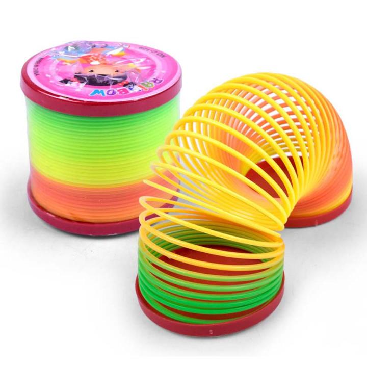 Magic Slinky Rainbow Springs Bounce Fun Toy For Kids and boys