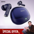 Zero® Evo Wireless Earbuds | Bluetooth 5.4, 5-Hour Playtime, 50 Hours Total playback Ear buds, Metallic look, Single Mic ENC Airbuds, Touch Controls | IPX4 Water Resistant, Type-C Fast Charging Air buds | Everyday Compact Audio for iPhone & Android. 