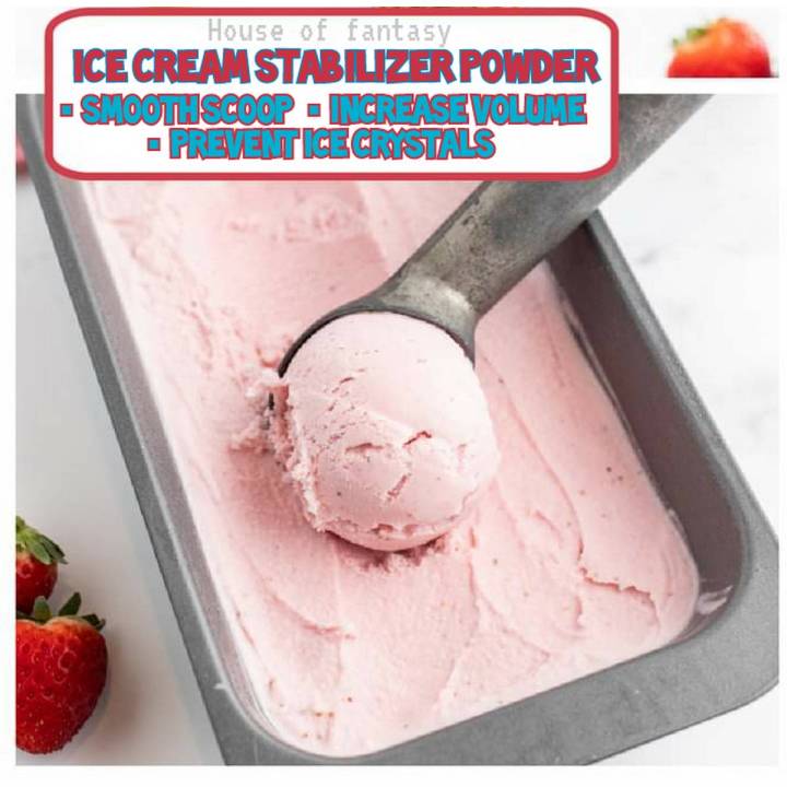 Ice Cream Stabilizer 100g  Prevent Ice Crystals & Increase Volume