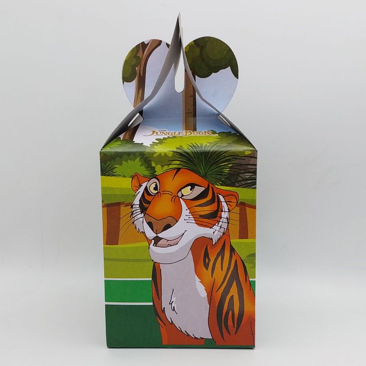 JUNGLE BOOK GOODY BOX - PACK OF 10 GOODY BOX - JUNGLE BOOK THEME GOODY BOX