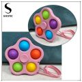 Sixonic Push Pop Bubble Fidget Spinner Sensory Toy Pop It Spinner For Kids & Adults For Stress Anxiety Relief. 