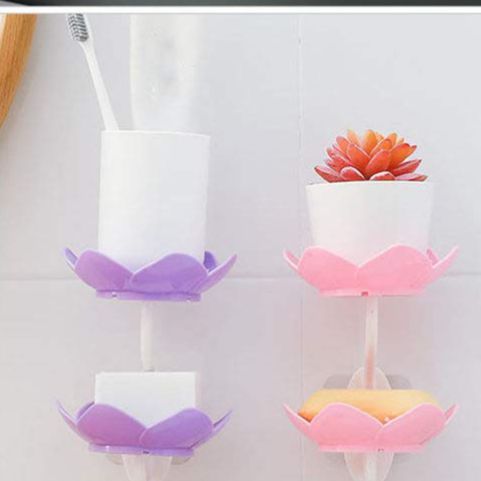 Wall-%20Mounted%20Drain%20Soap%20Box%20Double%20Layer%20Flower%20Shaped%20Soap%20Tray%20Removable%20Soap%20Dish%20Non-%20Slip%20Storage%20Self-%20Adhesive%20Bathroom%20Accessories%20-%20Image%207