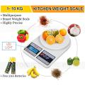 Digital Kitchen Scale SF-400 | 10KG Capacity Weight Machine | Electronic Food Weighing Scale for Kitchen & Shop | Mini Digital Scale for Baking, Cooking & Grocery. 