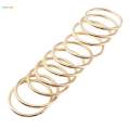2x 10pcs Welded Iron Metal Rings Macrame Craft. 