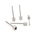 Pack of 5 - Stainless Steel Nozzle Pin Sports Ball Football Basketball Inflator Needles. 