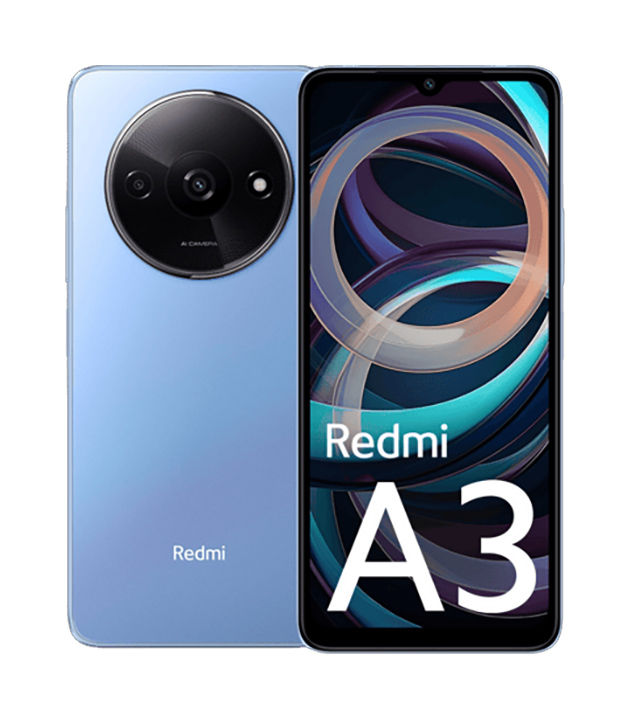 Redmi A3 | 4GB Ram 128GB Rom | 6.71 Inches DIsplay 90Hz | 5000 mAh - Battery charging 10W