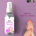 Rezol Nail Polish Remover 60ml Pure Acetone - Quick Professional Nail Polish Remover - For Natural - liquid Acrylic - Sculptured Nails 60ml. 