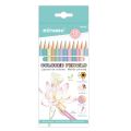 MOTARRO 12Pcs Macaron Color Pencils Wooden Pencil Children's Drawing Pencil School Office Writing Stationery Supplies Moonlight. 
