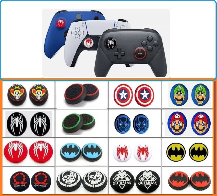 Pack%20of%202pc%20DualSense%205%20DualShock%204%20Xbox%20Controller%20Thumb%20Grip%20KeyCaps%20For%20PS4%20PS5%20XBox%20One%20Series%20X%20Controller%20Thumb%20Grips%20-%20Image%202