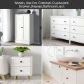 Cabinet Knobs, Drawer Knobs Matte Black Round Dresser Pulls Door Knobs Drawer Handles for Kitchen Cupboard Door,20Pcs. 
