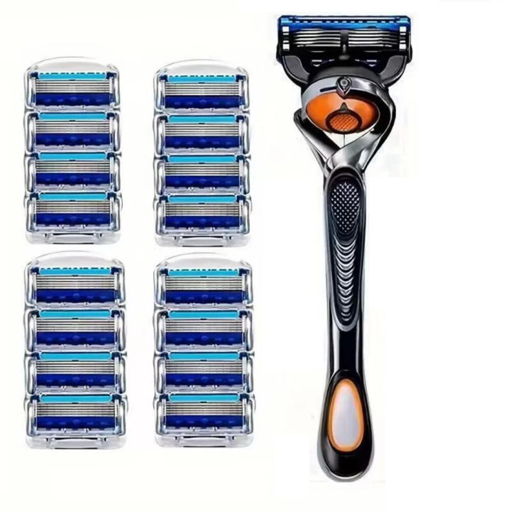 Be common 5-layer Razor Blades Replacement Blades For Men's Shavers Shaving Safety Razor Skin Protection Classic Reusable Blade