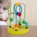 Wooden Colorful Bead Maze | Animal Bead Mazes, Wooden Roller Coaster Toys for Toddlers. 