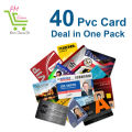 Customized One Pack of 40 Pvc Card Printing School Card, Employee Business Card. 