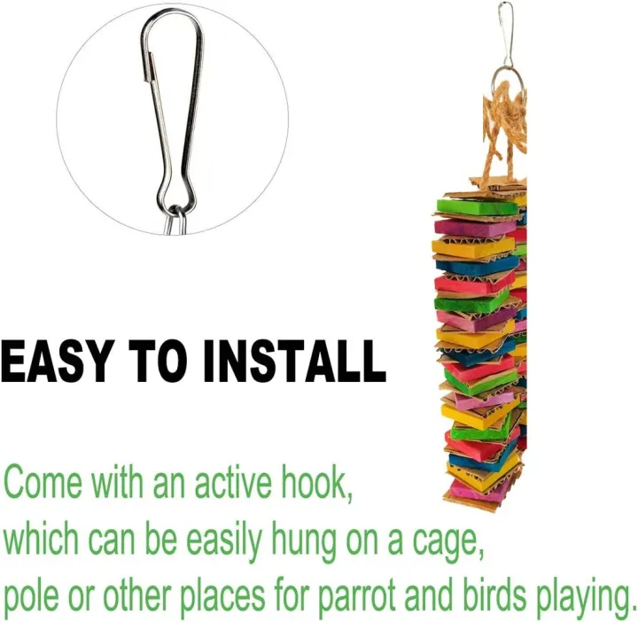 BIRD%20AMAZON%20Parrot%20Toys%20for%20Medium%20Birds,%20Cardboard%20Bird%20Toys%20African%20Grey%20Parrot%20Toys,%20Natural%20Wooden%20Bird%20Cage%20Chewing%20Toy%20with%20Clip%20for%20Small%20Medium%20Parrots%20and%20Birds%20Cockatiel%20Conure%20-%20Image%204