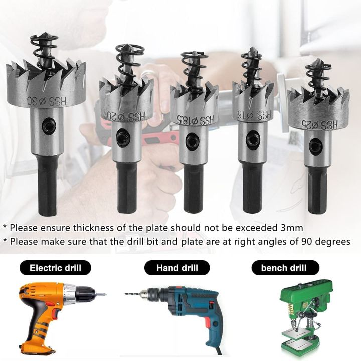 HSS%20Drill%20Bit%20Hole%20Saw%20Cutter%20for%20Metal%20Alloy%20Wood,%20High-Speed%20Steel%20Hole%20Saw%20Cutting%20Kit%20Drill%20Bits%20Opener%20Cutter%20Tool,%20for%20Cutting%20Holes%20on%20Wood,%20Plastic%20Sheet,%20Stainless%20Steel,%20Iron,%20Aluminum%20Plate,%20All%20Sizes%20Available%2012-100mm%20-%20Image%203