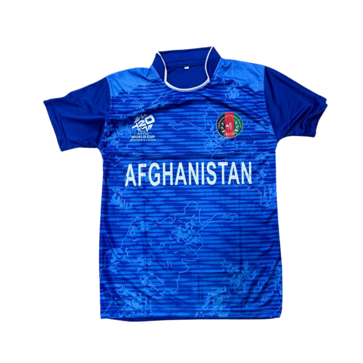 Afghanistan Cricket Official Jersey T Shirt - T20 World Cup 2024