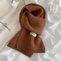 Solid Color Soft Scarf For Women Autumn And Winter Warm Lovely Knit Neck. 