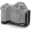 SMALLRIG Lightweight L-Bracket for Panasonic_Lumix G9, Built-in Quick Release Tripod L Plate with Slide Second Handle & 1/4 Threaded Holes - 2191. 