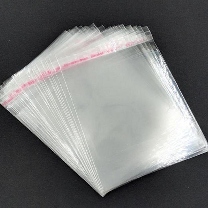 Pack of 20 Transparent Plastic Poly Bag 12x 15 inches Size Used for Packing, Shirts Packing etc.