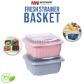 Maxware Household Strainer Basket: Keep Your Fruits and Veggies Fresh with Style Perfect for Cooking, Washing, and Serving.. 