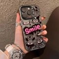 Smiling Line Cartoon Kuromi is suitable for Xiaomi Redmi 6A Sanrio Hello Kitty Cute Animal Silver Phone Case. 