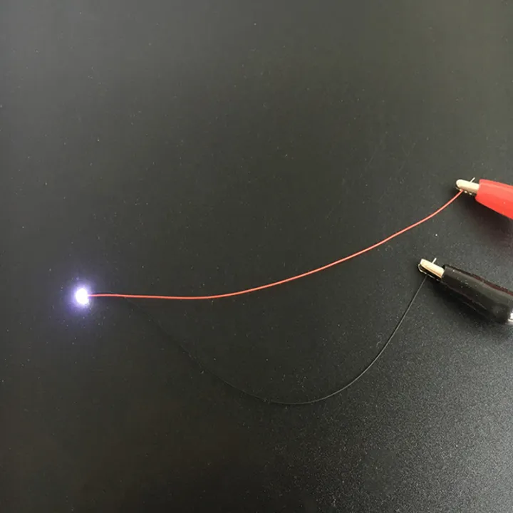 10pcs 0805 FLASHING LED SMD Lamp Wired Micro Litz Led Pre-soldered Chip ...