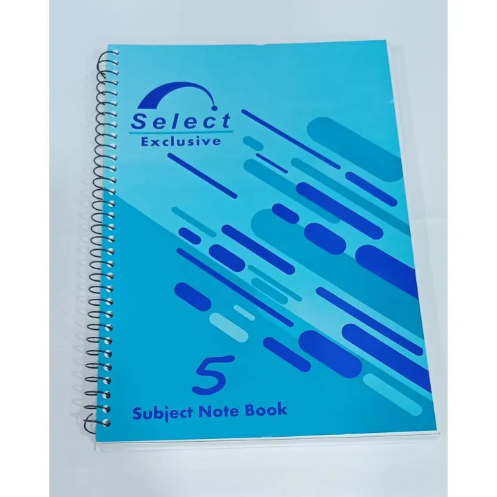 Select Exclusive 5 subject Note book | Daraz.pk